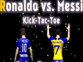 Spēle Mesi pret Ronaldu Kick Tac Toe  online