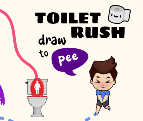 Spēle Tualetes steiga: Draw To Pee  online