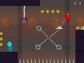 Spēle Sarkans un zils Stickman 2  online