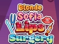 Spēle Blondīne Sofija: Lūpu ķirurģija  online