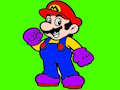 Spēle Mario krāsojamā grāmata bērniem  online
