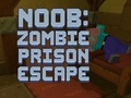 Spēle Noob: bēgšana no zombiju cietuma  online
