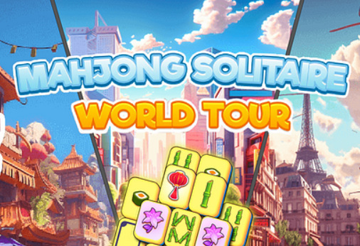 Spēle Mahjong Solitaire: Pasaules tūre  online