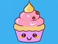 Spēle Krāsojamā grāmata: Cupcake  online