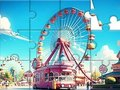 Spēle Puzle: Atrakciju parks  online