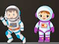 Spēle Galactic Quest-Find astronauts Glens  online