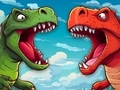 Spēle Dino pasaule: sapludiniet un cīnieties  online