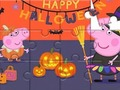 Spēle Puzle: Peppa Helovīns  online