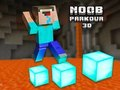 Spēle Noob Parkour 3d online