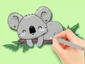Spēle Krāsojamā grāmata: divas koalas  online