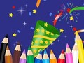 Spēle Krāsojamā grāmata: Laimīgu Jauno gadu  online