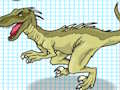 Spēle Dino krāsojamā grāmata  online