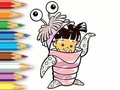 Spēle Krāsojamā grāmata: Monster Costume Girl  online