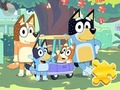 Spēle Puzle: Bluey Family  online