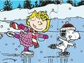 Spēle Puzle: Snoopy slidošana  online