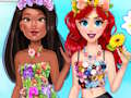 Spēle Princeses ziedu modes izskats  online