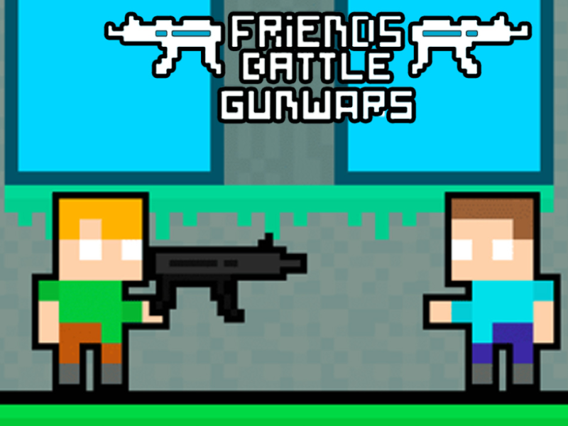 Spēle Draugi cīnās ar Gunwars  online