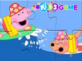 Spēle Puzle: Peppa Pig jūras burāšana  online