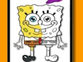 Spēle SpongeBob krāsošanas piedzīvojums  online