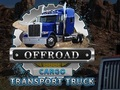 Spēle Bezceļu kravas transporta kravas automašīna  online