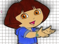 Spēle Dora krāsošana jautri  online