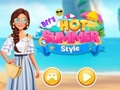Spēle Bffs karstās vasaras stils  online