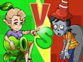 Spēle Augu vs zombiju karš  online