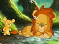 Spēle Naughty Lions meža bēgšana  online