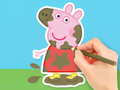Spēle Krāsojamā grāmata: Peppa dubļos  online