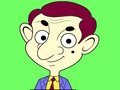 Spēle Mr Bean krāsojamā grāmata  online