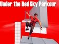 Spēle Parkour zem Red Sky  online