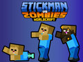 Spēle Stickman vs Zombies Worldcraft online