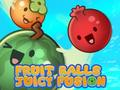 Spēle Augļu bumbiņas: Juicy Fusion  online