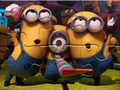 Spēle Puzle: Minionu ballīte  online
