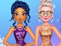 Spēle Saldētas princeses Jaungada vakars  online