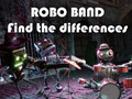 Spēle Robot Band — atrodiet atšķirības  online