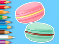 Spēle Krāsojamā grāmata: Macaron  online