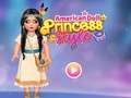 Spēle Amerikāņu lelle princeses stilā  online