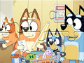 Spēle Puzle: Bluey Shopping Day  online