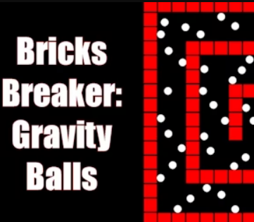 Spēle Ķieģeļu breakera gravitācijas bumbiņas online