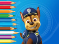 Spēle Krāsojamā grāmata: Paw Patrol Chase  online