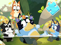 Spēle Puzle: Bluey Pool Spa  online
