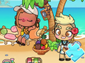 Spēle Puzle: Avatar World Sunbathing  online