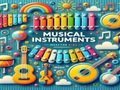 Spēle Mūzikas instrumenti  online