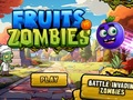 Spēle Augļi pret zombijiem  online