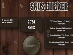 Spēle Snus Clicker online