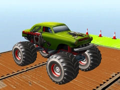 Spēle Mega rampa Monster truck  online
