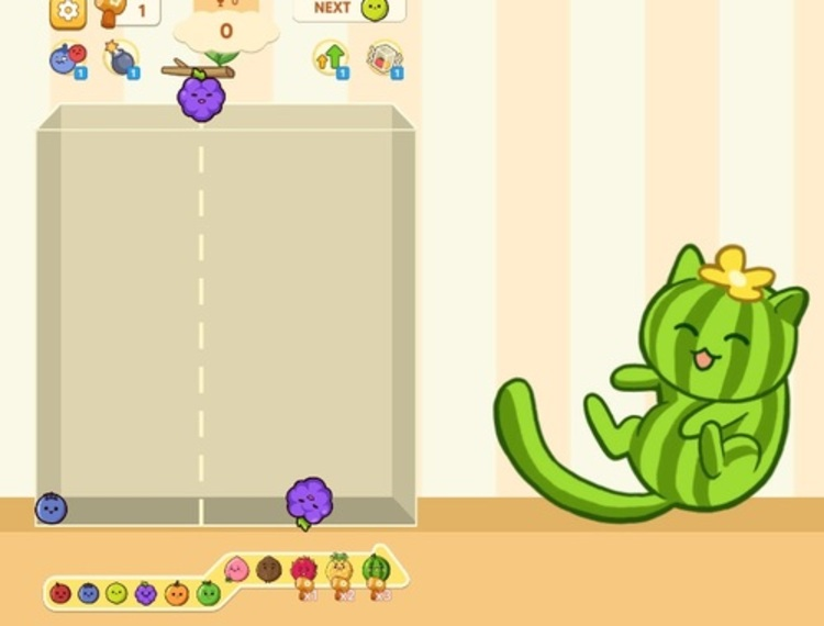 Spēle Spēle "Fruit Merge Juicy Drop".  online