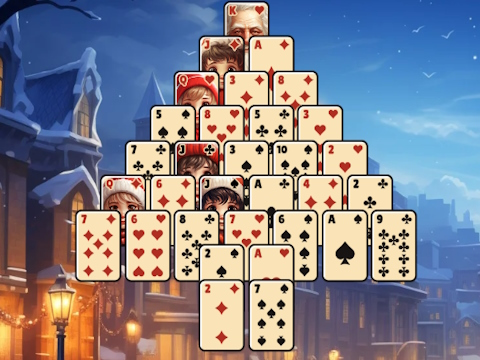 Spēle Ziemassvētku eglītes Solitaire  online