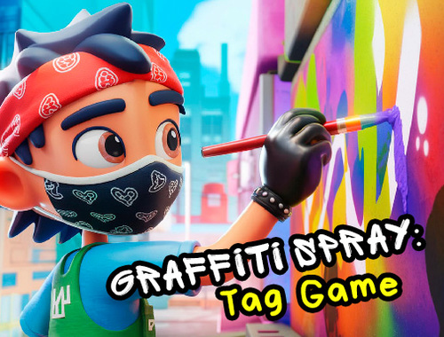 Spēle Grafiti tagi: Krāsošana ar aerosolu  online
